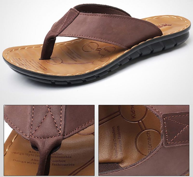 Cony Heren Slipper - Bruin