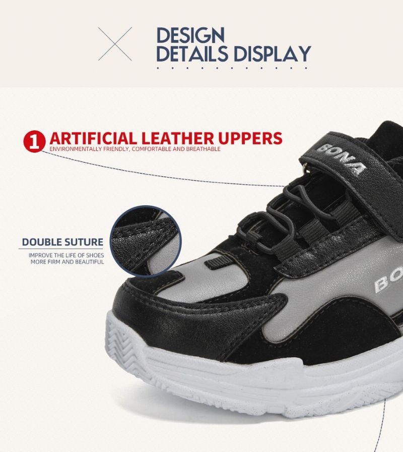 Copper Jongens Fashion Sneaker - B rown