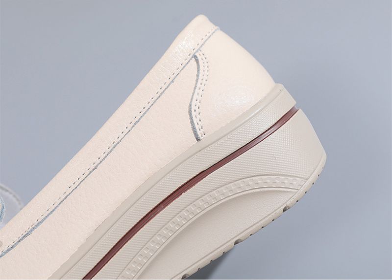 Coral Dames Platform Loafer Schoenen - Beige