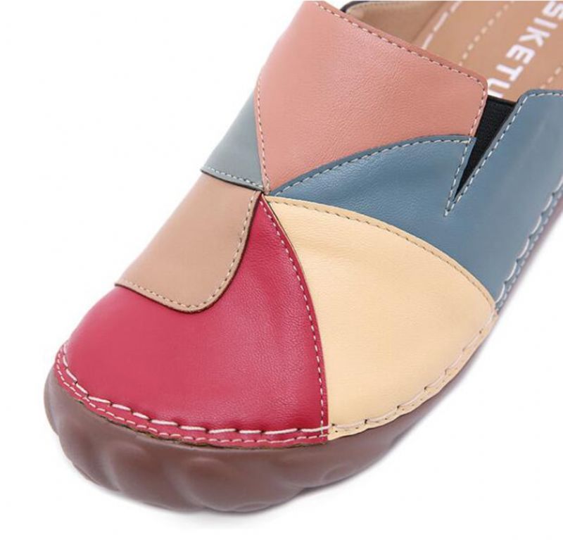 Coralia Dames Antislip Strandzomermuiltjes - Bruin