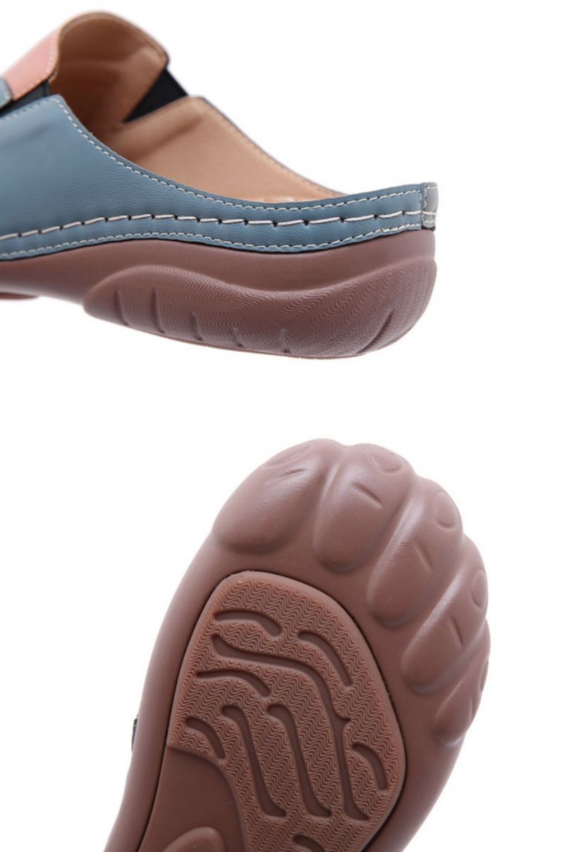 Coralia Dames Antislip Strandzomermuiltjes - Bruin