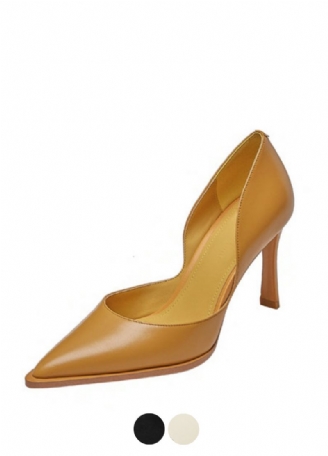 Coralia Dames Hoge Hak Leren Pumps