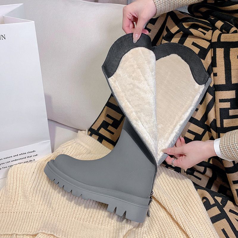Coralia Dames Kniehoge Laarzen - Zwart