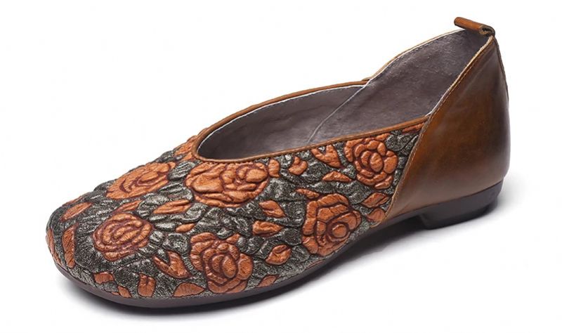 Coralia Dames Loafer Schoenen - Khaki
