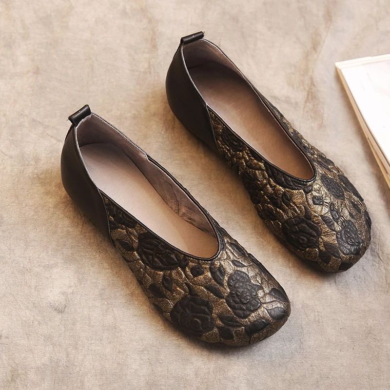 Coralia Dames Loafer Schoenen - Khaki