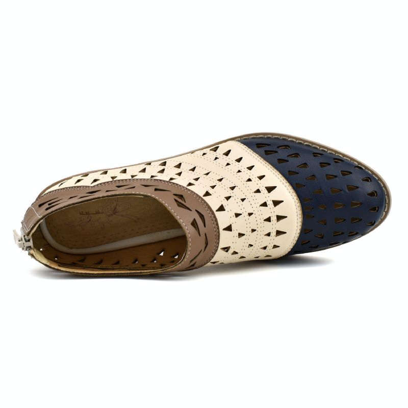Coralia Dames Mode Enkellaarsjes - Blauw