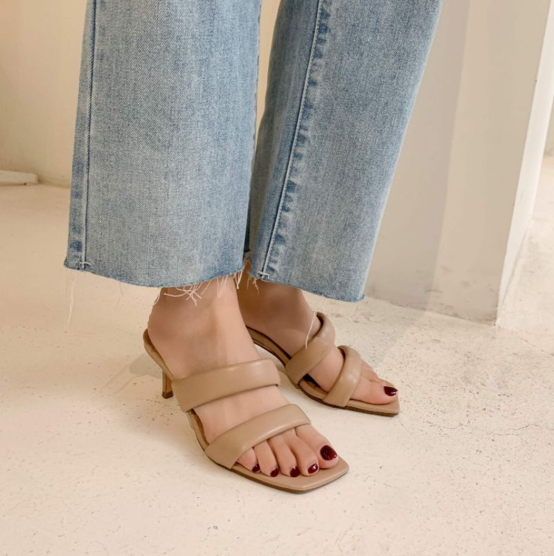 Corina Dames Comfortabele Elegante Sandaal - Abrikoos