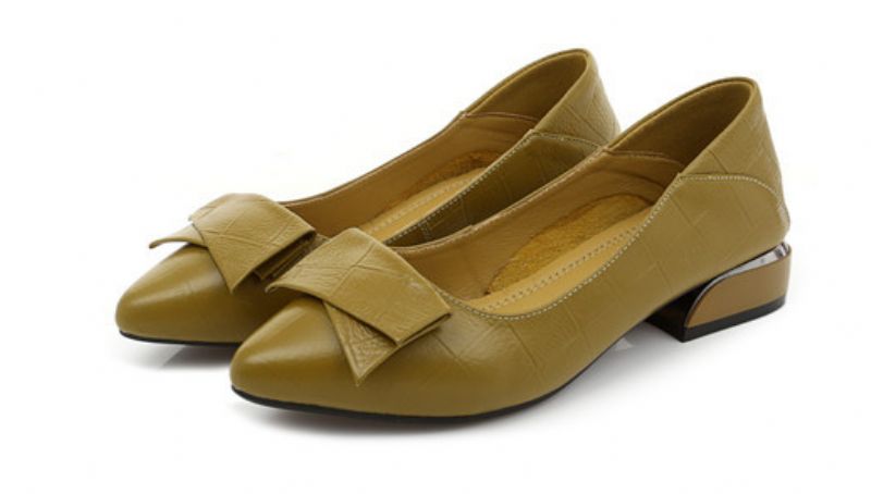 Corina Dames Leren Pumps Schoenen - Beige
