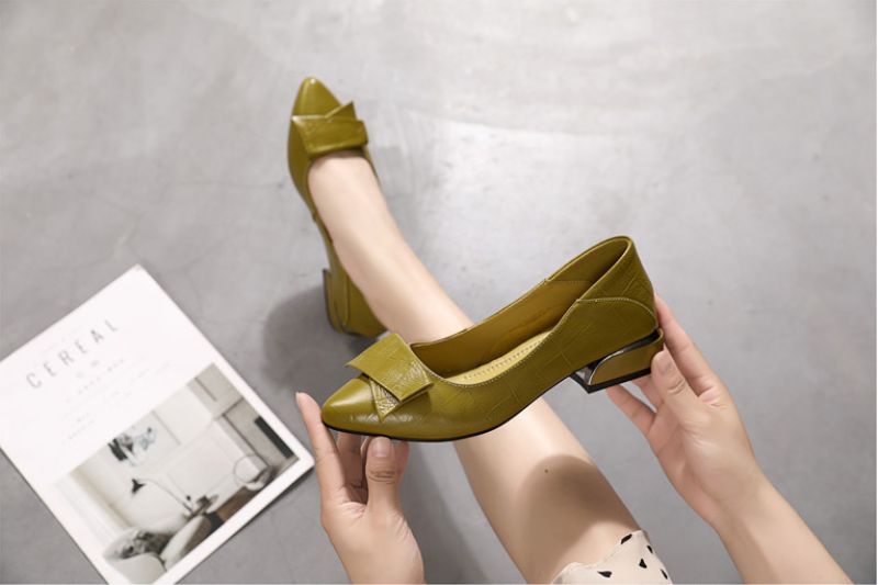 Corina Dames Leren Pumps Schoenen - Beige