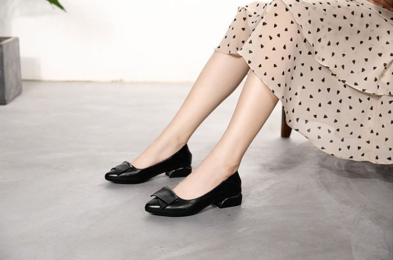 Corina Dames Leren Pumps Schoenen - Beige