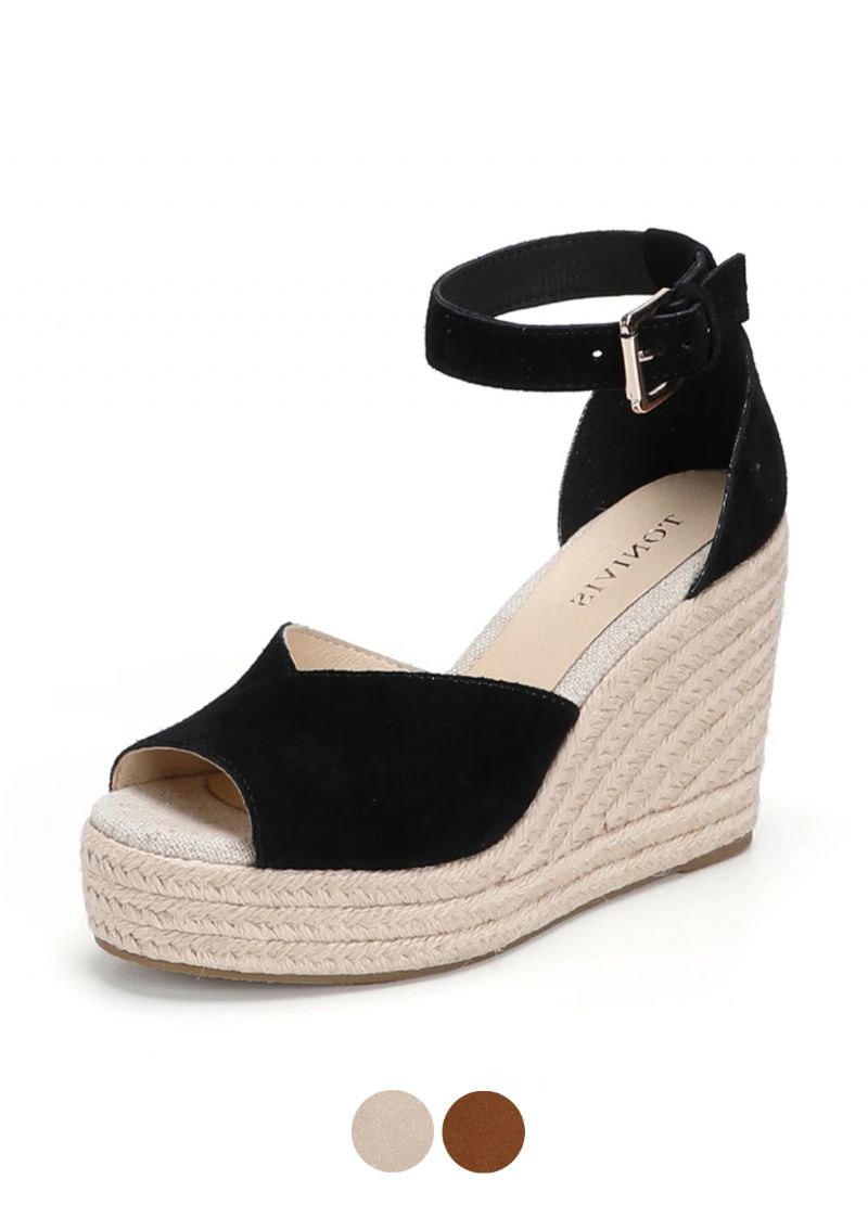 Corina Dames Platform Wedges Sandalen