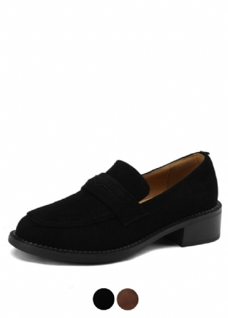 Cornelia Dames Med Heels Leren Loafer