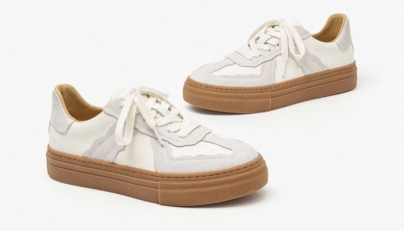 Corny Dames Sneaker - Abrikoos