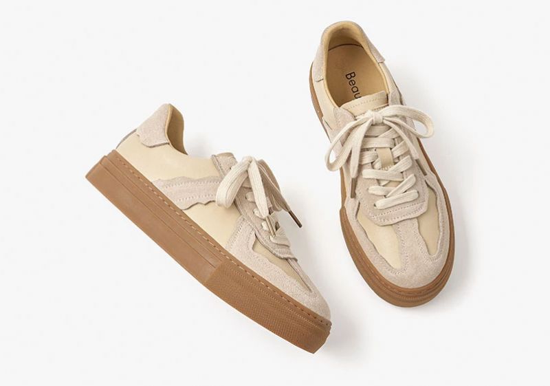 Corny Dames Sneaker - Abrikoos