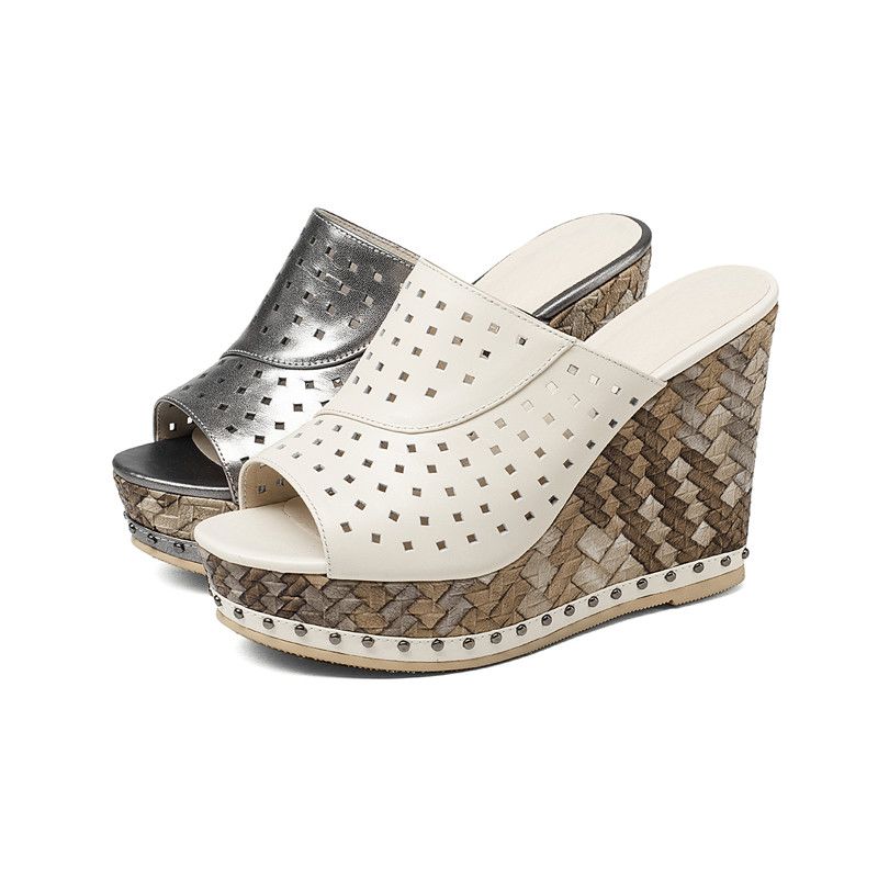 Coromoto Dames Wedges - Beige