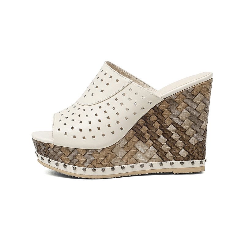 Coromoto Dames Wedges - Beige