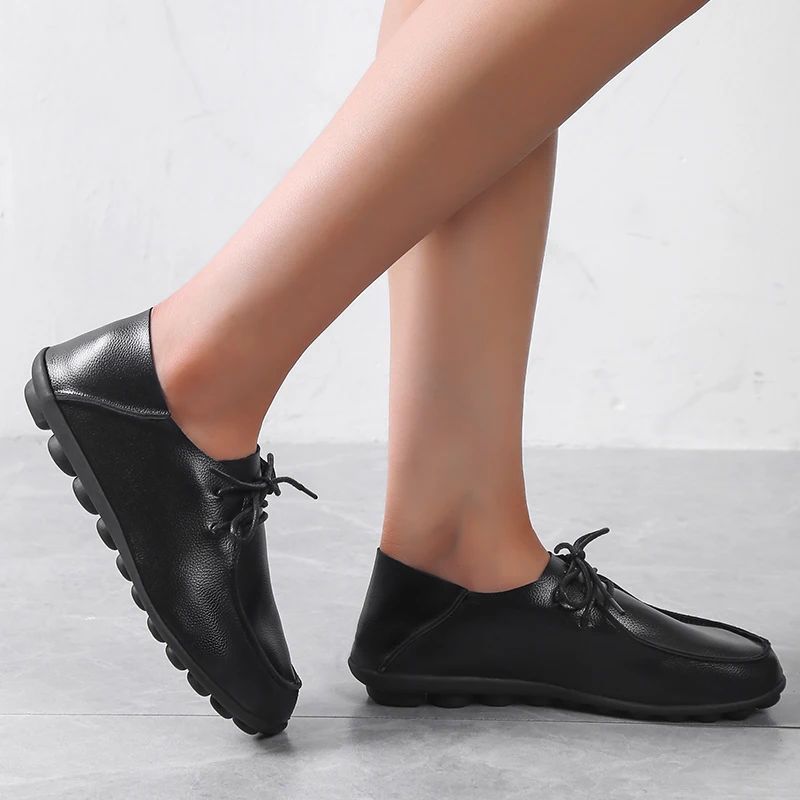 Corozo Dames Veterschoenen - Oranje