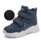Marineblauw Bont