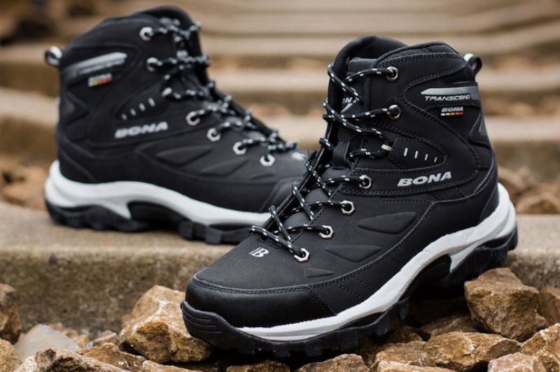 Cosmo Heren Wandelschoenen - Zwart