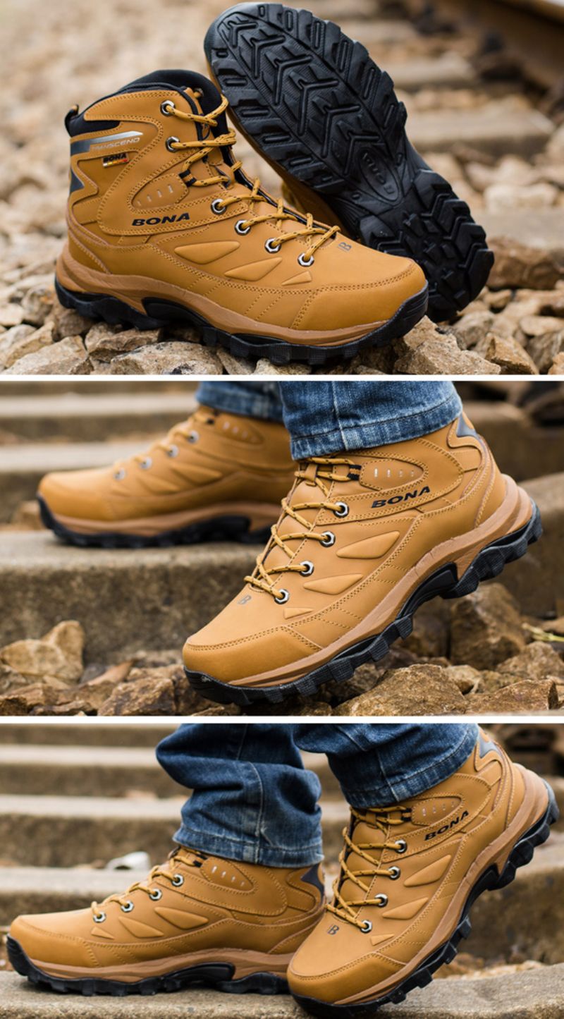 Cosmo Heren Wandelschoenen - Zwart