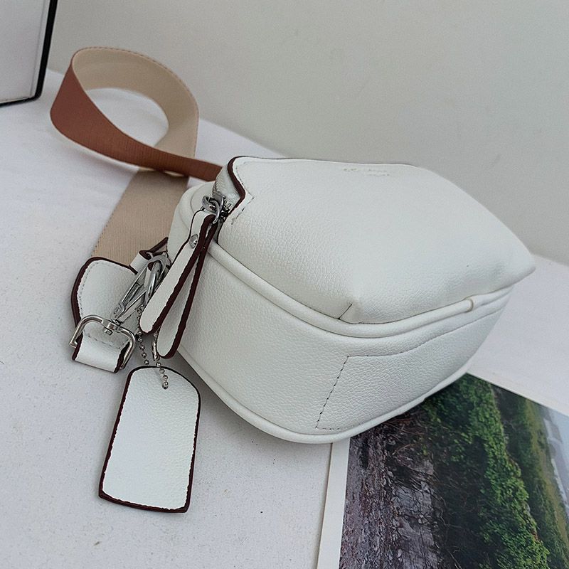 Costin Dames Brede Band Schouder Handtas - Beige