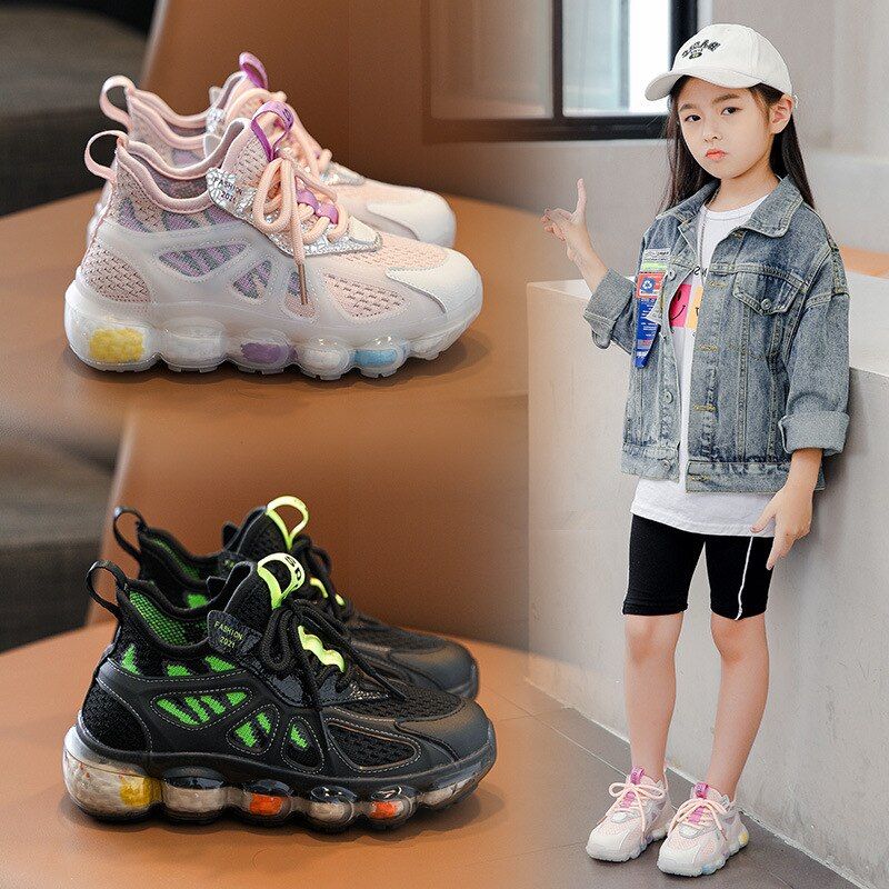 Craig Unisex Casual Sneaker Voor Kinderen - Zwart