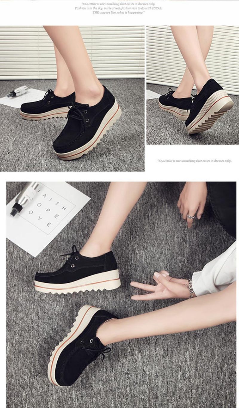 Creepers Dames Platform - Abrikoos