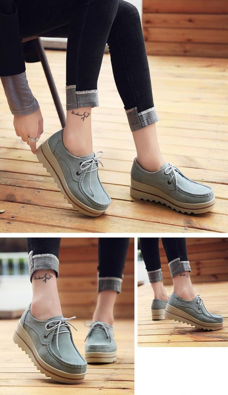 Creepers Dames Platform - Abrikoos