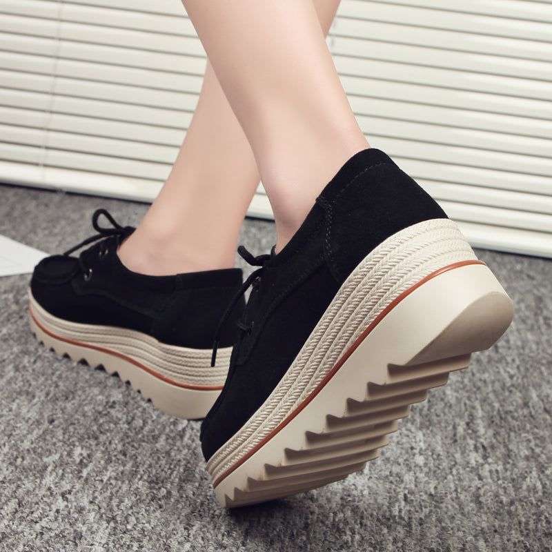 Creepers Dames Platform - Abrikoos