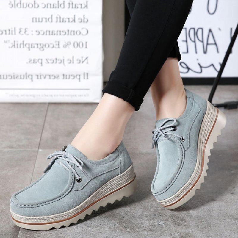 Creepers Dames Platform - Abrikoos