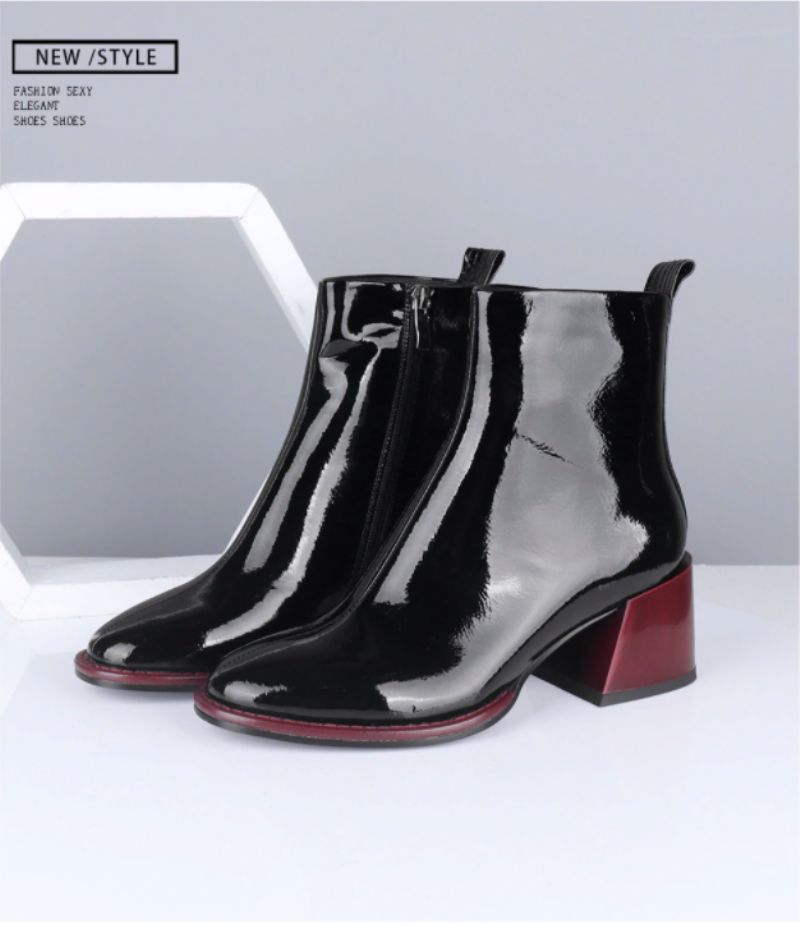 Crissia Boots Enkelhoogte - Zwart