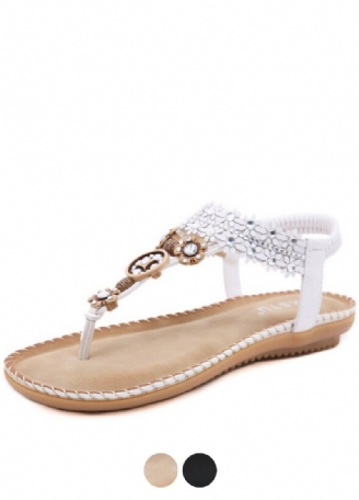 Cristal Dames Platte Sandaal