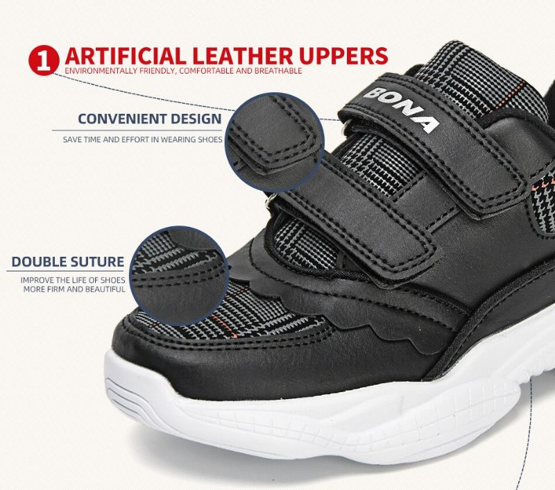 Cristante Jongensmode Sneaker - Zwart