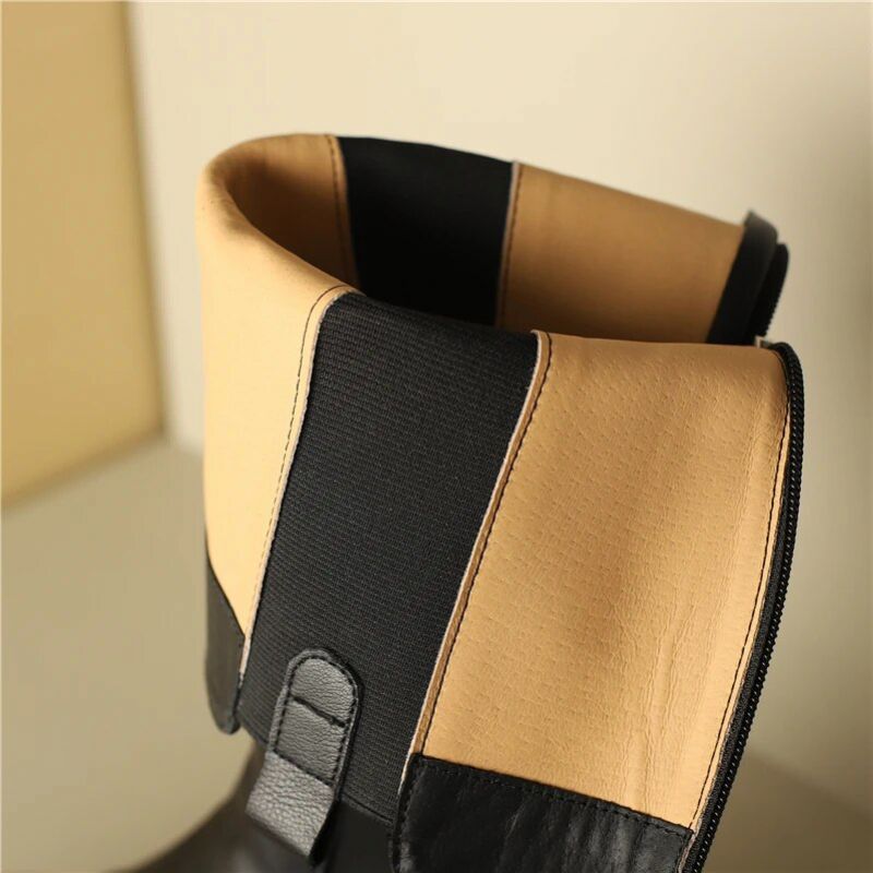 Cristel Dames Chelsea Long Autumn Boots - Bruin