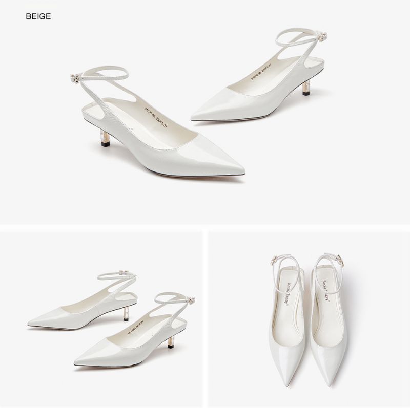 Cristel Dames Zomer Puntige Teen Sandalen - Zwart