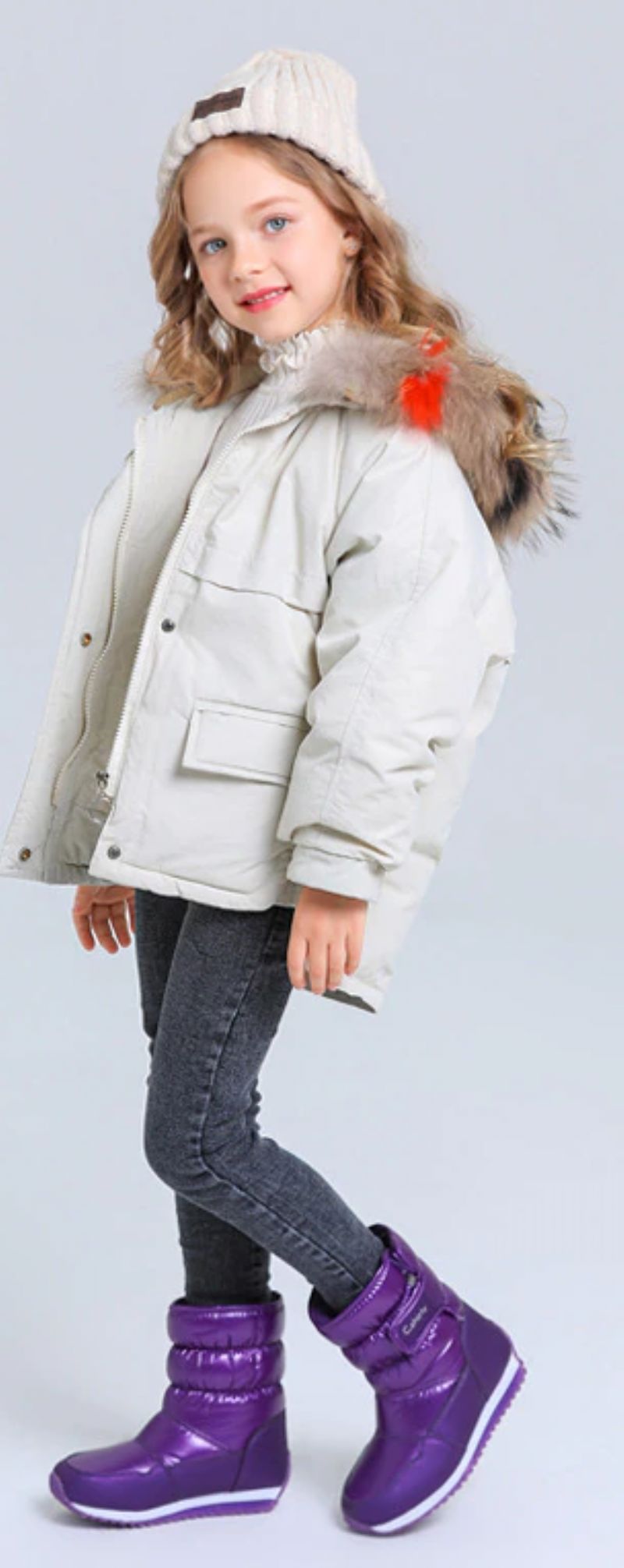 Cristel Meisjes Snowboot - Grijs