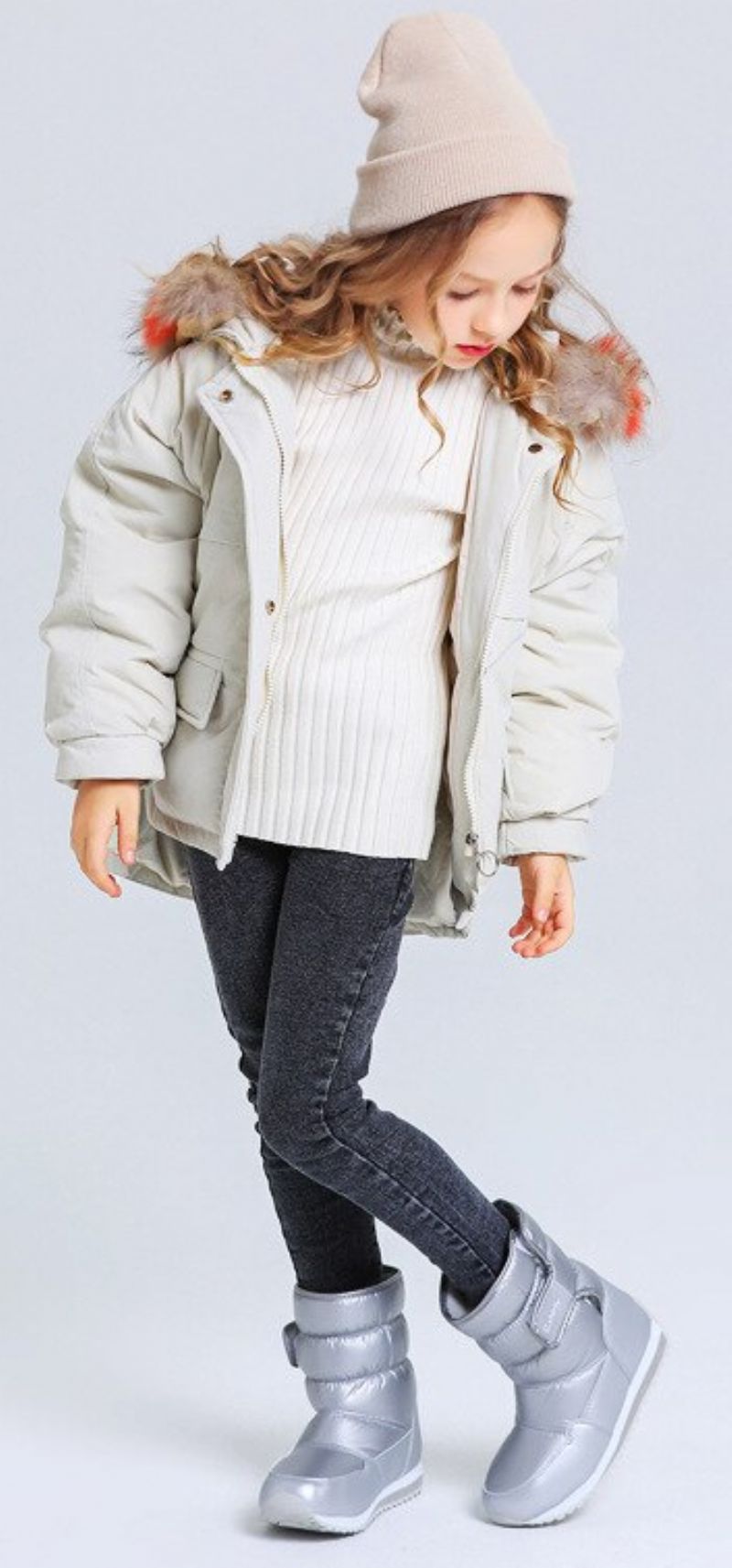 Cristel Meisjes Snowboot - Grijs