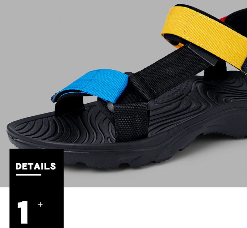 Cristensen Heren Zomer Sandalen - Zwart