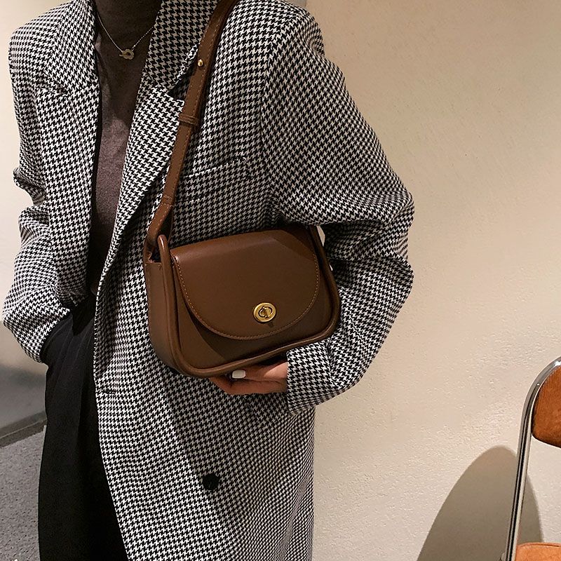 Cristi Dames Crossbody Handtas - Koffie