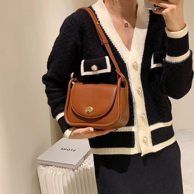Cristi Dames Crossbody Handtas - Koffie