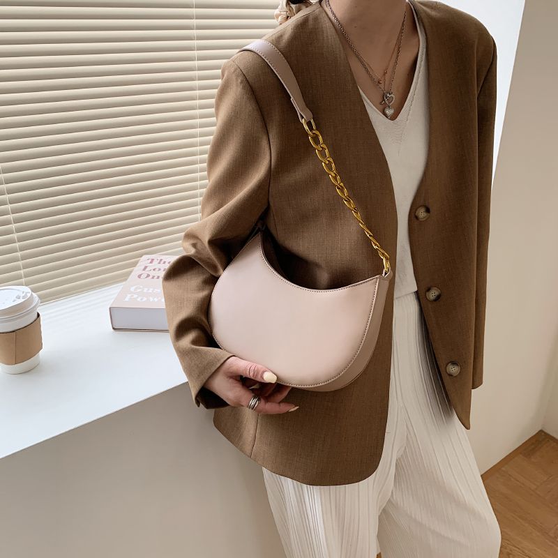 Cristi Dames Leren Crossbody Handtas - Wit