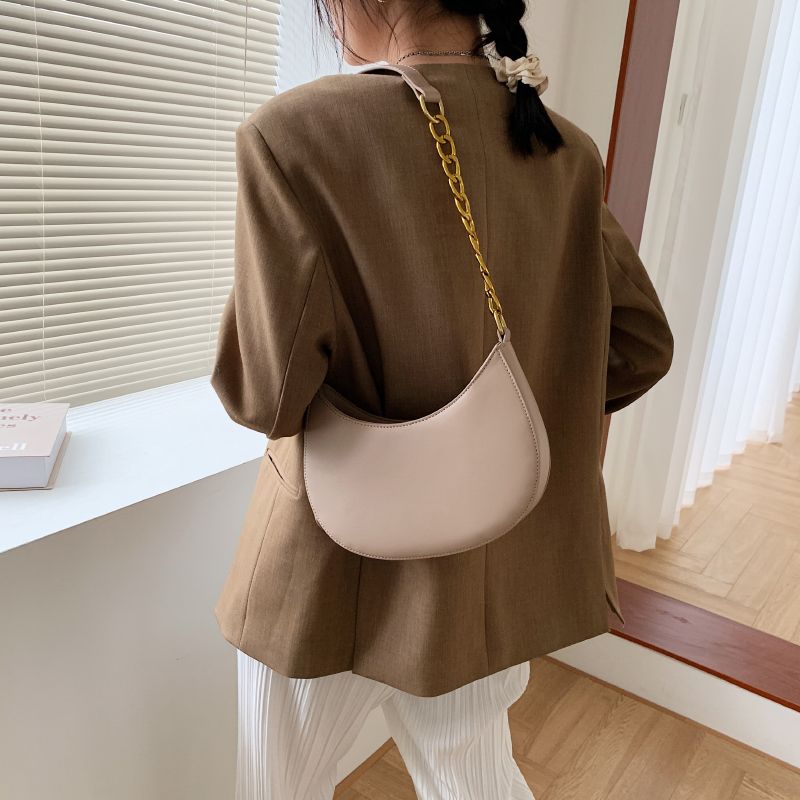 Cristi Dames Leren Crossbody Handtas - Wit