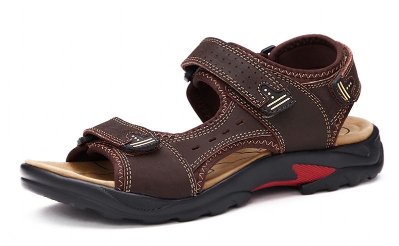 Cristien Heren Zomer Sandalen - Koffie