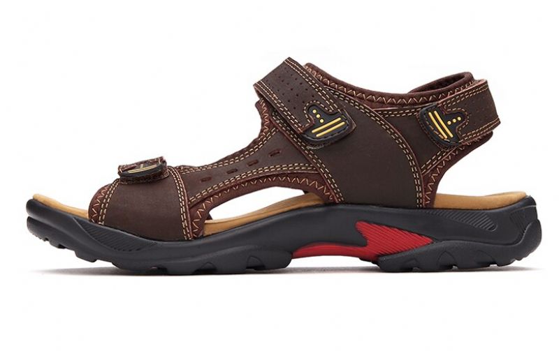 Cristien Heren Zomer Sandalen - Koffie