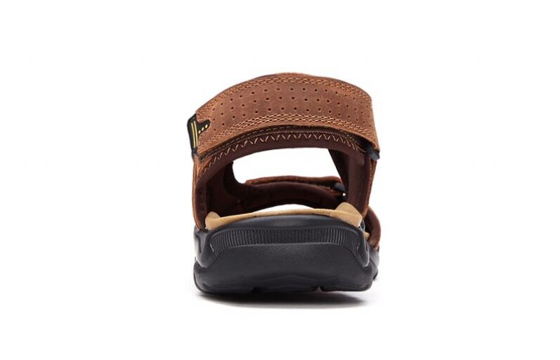Cristien Heren Zomer Sandalen - Koffie