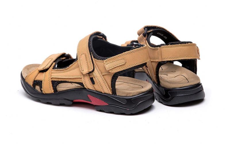 Cristien Heren Zomer Sandalen - Koffie