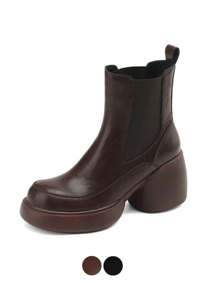 Cristy Dames Platform Enkellaarsjes
