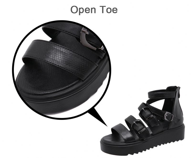 Cristy Dames Wedges - Zwart