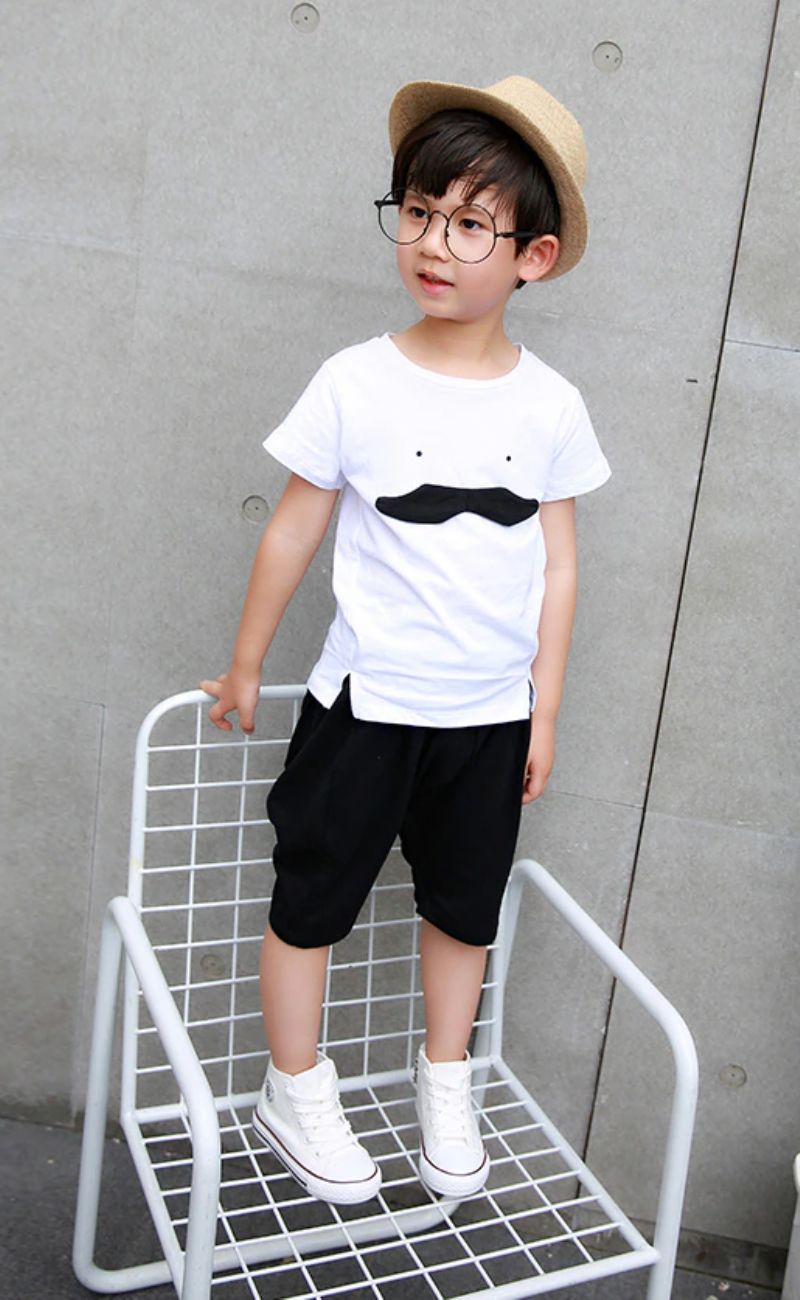 Crix Little Jongens Casual Sneaker - Wit
