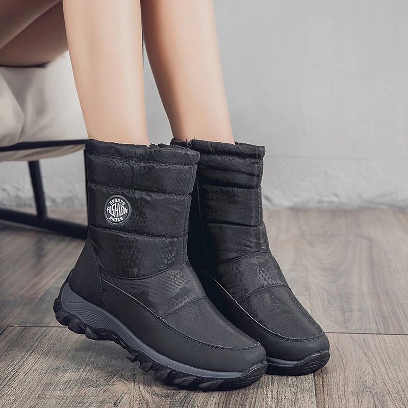 Cruz Dames Waterdichte Winterlaarzen - Zwart